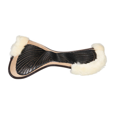 Acavallo Close Contact Classic Gel Stoßdämpfer mit Memory-Schaum und Lammfell Sand / Natur Beige