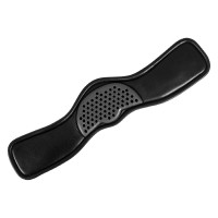 Anatomischer Kurzgurt aus Leder Acavallo Schwarz Anatomischer Kurzgurt aus Leder Acavallo Schwarz