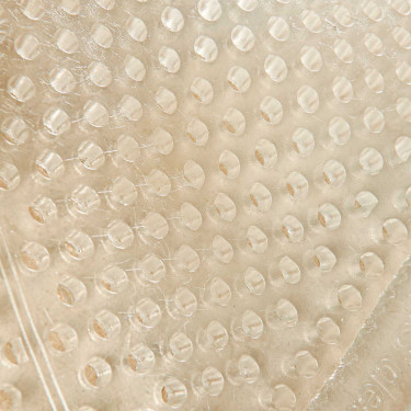 Mischsattelpad Close Contact Acavallo Classic mit vollständig integriertem Lammfell Transparent / naturfarben