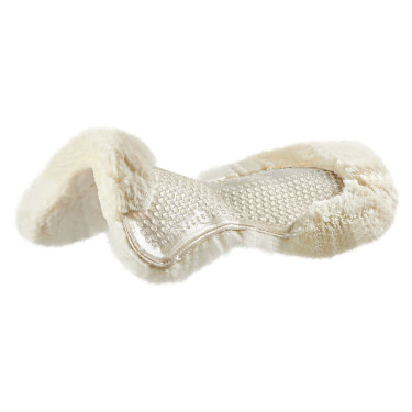 Acavallo Gel Schabracke mit komplettem Lammfell Transparent / naturfarben Acavallo Gel Schabracke mit komplettem Lammfell Transparent / naturfarben