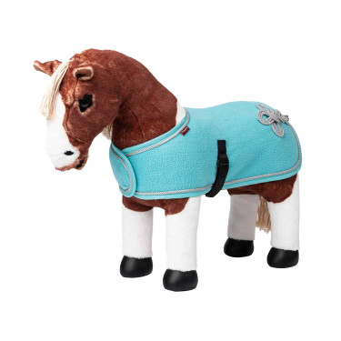 Wettkampfabdeckung für Spielzeug-Mini-Pony LeMieux Azurblau