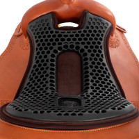 Acavallo Ortho-Pubis Western Gel Hexagonal 20 mm Drylex Sitzbezug Schwarz