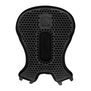 Acavallo Ortho-Pubis Western Gel Hexagonal 20 mm Drylex Sitzbezug Schwarz