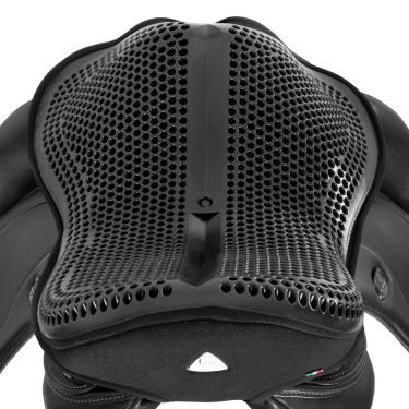 Acavallo Gel Out Cushion Ride 20 mm Sitzbezug - Dressur Schwarz