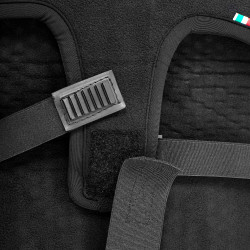 Acavallo Gel Out Cushion Ride 20 mm Sitzbezug - Dressur Schwarz