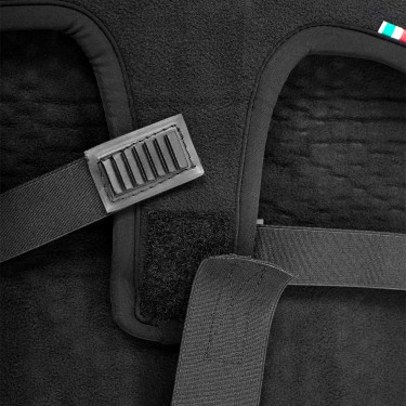 Acavallo Gel Out Cushion Ride 20 mm Sitzbezug - Dressur Schwarz