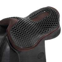 Sattelsitzbezug Stoßdämpfer Acavallo Jump Gel Out Ortho-Coccyx 20 mm Braun