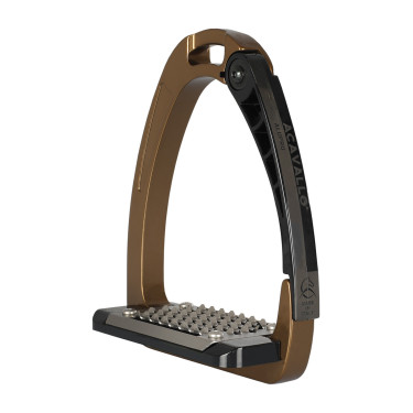 Steigbügel Acavallo Arena AluPro Bronze Braun