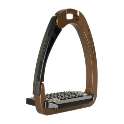 Steigbügel Acavallo Arena AluPro Bronze Braun
