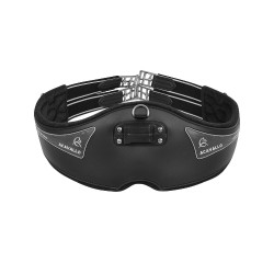 Anatomischer Gurt Acavallo Gel & PVC Schwarz Anatomischer Gurt Acavallo Gel & PVC Schwarz