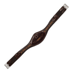 Anatomischer Hindernisgurt aus weichem Leder Acavallo