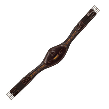 Anatomischer Hindernisgurt aus weichem Leder Acavallo
