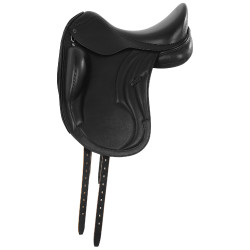Dressursattel mit einlagigem Sattelblatt aus Leder Lusiana Equestro