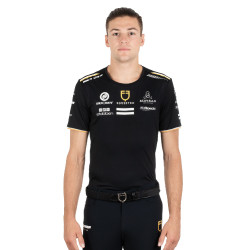 GP-Trainings-T-Shirt für Herren aus technischem Gewebe mit Multi-Logo Equestro