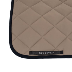 Dressurschabracke aus technischem Gewebe Black Line Edition Equestro Walnuss Braun