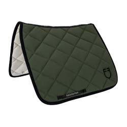 Dressurschabracke aus technischem Gewebe Black Line Edition Equestro Dunkelgrün / Schwarz Gr&amp;amp;amp;amp;amp;amp;amp;amp