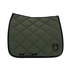 Dressurschabracke aus technischem Gewebe Black Line Edition Equestro Dunkelgrün / Schwarz Gr&amp;amp;amp;amp;amp;amp;amp;amp