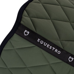 Dressurschabracke aus technischem Gewebe Black Line Edition Equestro Dunkelgrün / Schwarz Gr&amp;amp;amp;amp;amp;amp;amp;amp