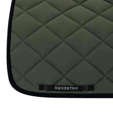 Dressurschabracke aus technischem Gewebe Black Line Edition Equestro Dunkelgrün / Schwarz Gr&amp;amp;amp;amp;amp;amp;amp;amp