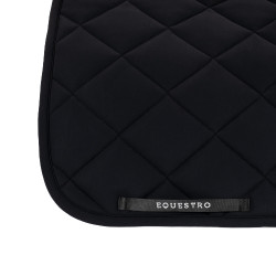Dressurschabracke aus technischem Gewebe Black Line Edition Equestro Schwarz