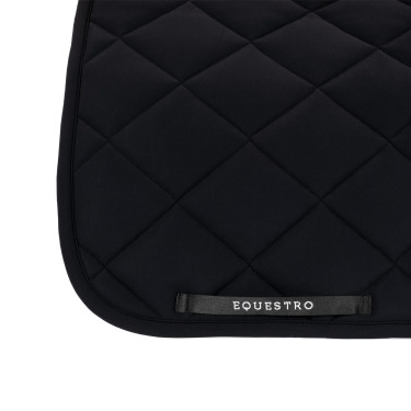 Dressurschabracke aus technischem Gewebe Black Line Edition Equestro Schwarz