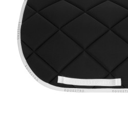 Dressur-Schabracke aus technischem Stoff mit GP Equestro-Logo Schwarz / Weiß