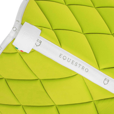 Dressur-Schabracke aus technischem Stoff mit GP Equestro-Logo Zitrone / Weiß Gelb