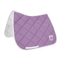 Dressur-Schabracke aus technischem Stoff mit GP Equestro-Logo Flieder / Weiß Lila Dressur-Schabracke aus technischem Stoff mit GP Equestro-Logo Flieder / Weiß Lila
