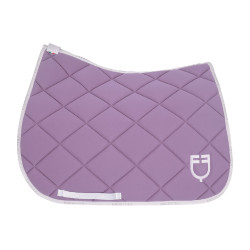 Dressur-Schabracke aus technischem Stoff mit GP Equestro-Logo Flieder / Weiß Lila Dressur-Schabracke aus technischem Stoff mit GP Equestro-Logo Flieder / Weiß Lila