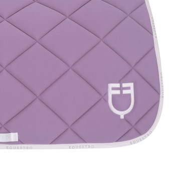 Dressur-Schabracke aus technischem Stoff mit GP Equestro-Logo Flieder / Weiß Lila Dressur-Schabracke aus technischem Stoff mit GP Equestro-Logo Flieder / Weiß Lila