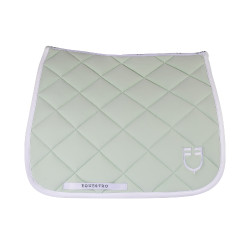 Dressur-Schabracke aus technischem Stoff mit gesticktem Logo White Line Equestro Hellgrün Grün Dressur-Schabracke aus technischem Stoff mit gesticktem Logo White Line Equestro Hellgrün Grün