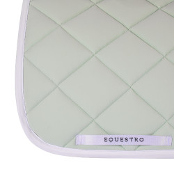 Dressur-Schabracke aus technischem Stoff mit gesticktem Logo White Line Equestro Hellgrün Grün Dressur-Schabracke aus technischem Stoff mit gesticktem Logo White Line Equestro Hellgrün Grün