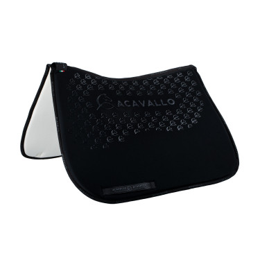 Lycra-Dressur-Schabracke mit Gel-Grip und Unterseite aus Bambusfaser Acavallo
