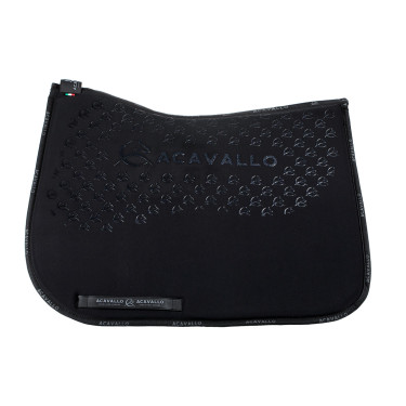 Lycra-Dressur-Schabracke mit Gel-Grip und Unterseite aus Bambusfaser Acavallo Lycra-Dressur-Schabracke mit Gel-Grip und Unterseite aus Bambusfaser Acavallo