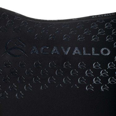 Lycra-Dressur-Schabracke mit Gel-Grip und Unterseite aus Bambusfaser Acavallo Lycra-Dressur-Schabracke mit Gel-Grip und Unterseite aus Bambusfaser Acavallo