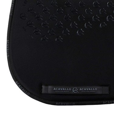 Lycra-Dressur-Schabracke mit Gel-Grip und Unterseite aus Bambusfaser Acavallo Lycra-Dressur-Schabracke mit Gel-Grip und Unterseite aus Bambusfaser Acavallo