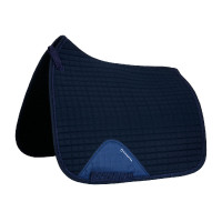 Baumwoll-Dressurschabracke mit Muster Equestro Marine Marineblau