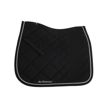 Dressur-Schabracke Diamond Equestro Schwarz