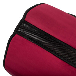 Quadratische Schabracke Louvre Acavallo Weinrot