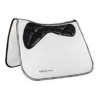 Quadratische Dressurschabracke aus Memory-Schaumstoff mit Gel-Grip und 3D-Spaceer Acavallo Weiß Weiß Quadratische Dressurschabracke aus Memory-Schaumstoff mit Gel-Grip und 3D-Spaceer Acavallo Weiß Weiß