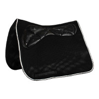 Quadratische Dressurschabracke aus Memory-Schaumstoff mit Gel-Grip und 3D-Spaceer Acavallo Schwarz