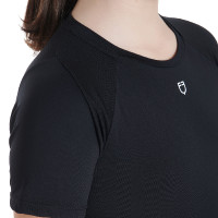 Technisches Trainings-T-Shirt für Kinder Equestro Marine Marineblau Technisches Trainings-T-Shirt für Kinder Equestro Marine Marineblau