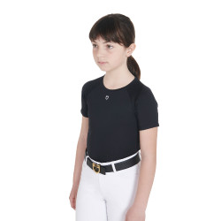 Technisches Trainings-T-Shirt für Kinder Equestro Technisches Trainings-T-Shirt für Kinder Equestro