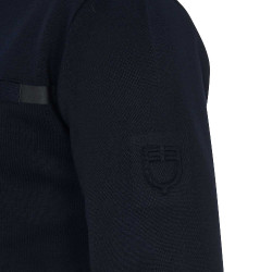 Herren-Sweatshirt aus Interlock mit Rundhalsausschnitt Equestro Herren-Sweatshirt aus Interlock mit Rundhalsausschnitt Equestro