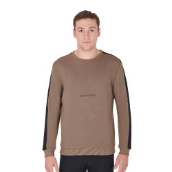 Winter-Sweatshirt Herren mit Rundhalsausschnitt aus Baumwolle Equestro