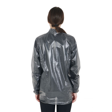 Chaqueta unisex cortavientos e impermeable Equestro Schwarz