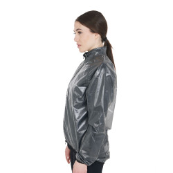 Chaqueta unisex cortavientos e impermeable Equestro Schwarz