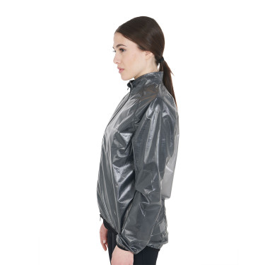 Chaqueta unisex cortavientos e impermeable Equestro Schwarz