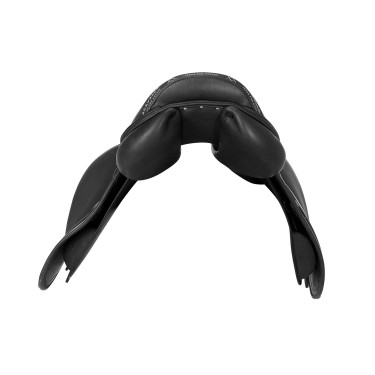 Modigliani Springsattel mit Latexkissen Acavallo Schwarz