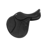 Modigliani Hindernissattel mit Acavallo Wollpaneelen Cognac Braun Modigliani Hindernissattel mit Acavallo Wollpaneelen Cognac Braun